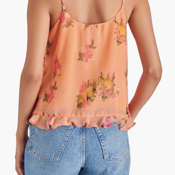 Floral Ruffle Chiffon Cami - Picture 2 of 3